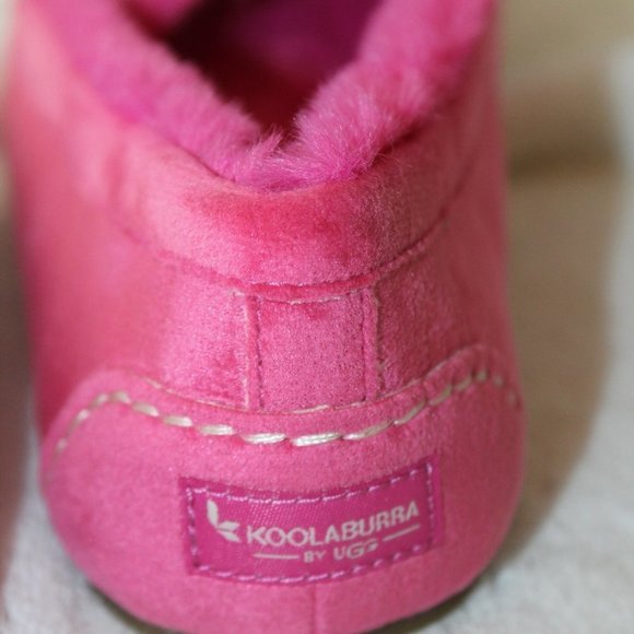 UGG KOOLABURRA SUEDE FUR LINED‎ SLIPPERS PINK 7 - Picture 4 of 7
